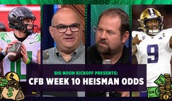 Heisman betting odds: Bo Nix, J.J. McCarthy and Michael Penix Jr. in Week 10  | Bear Bets